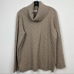 CALVIN KLEIN ~ Knit Turtleneck Sweater